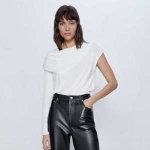 NWT Zara Asymmetrical Top